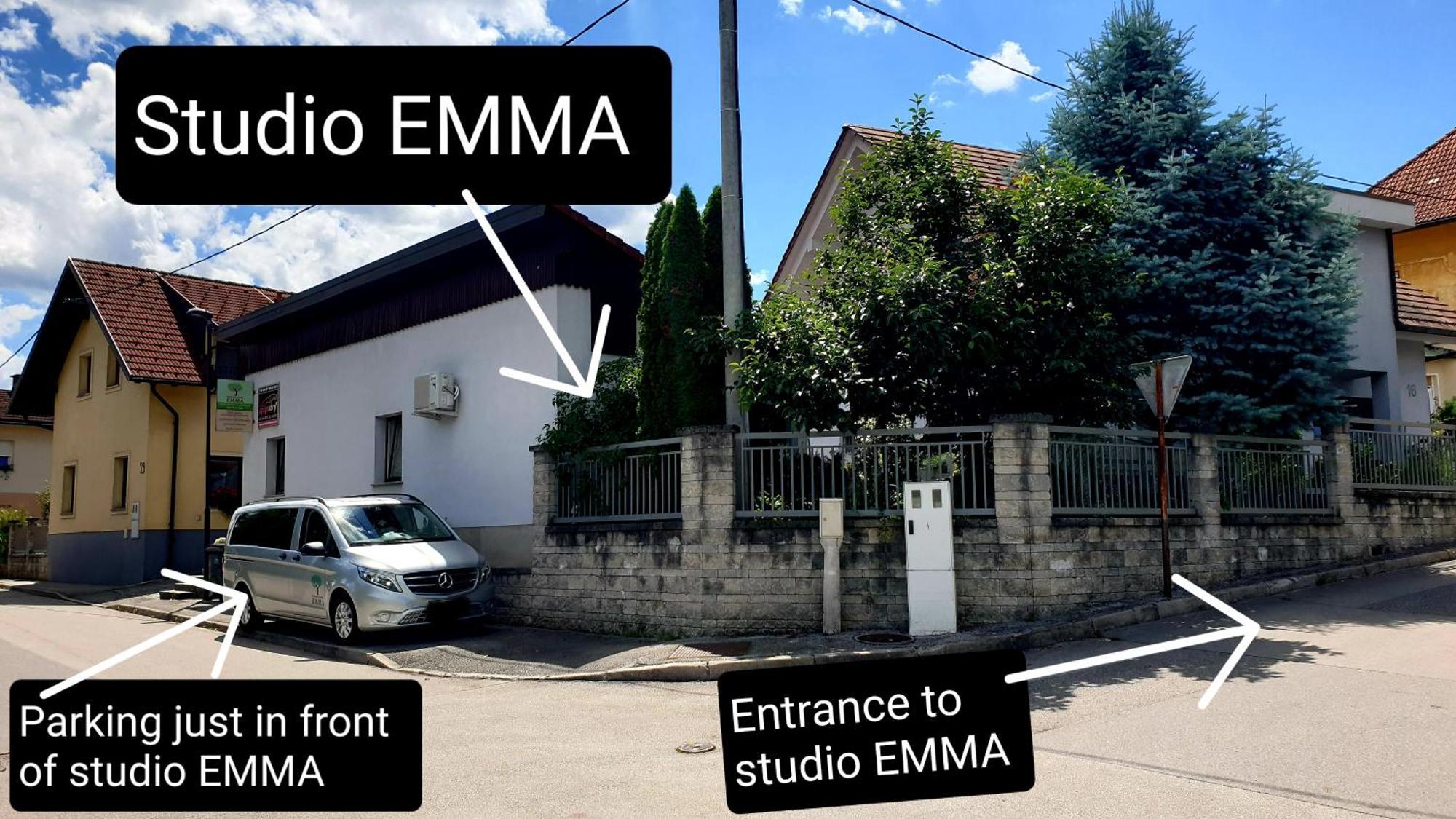 Studio Emma Ljubljana - Free Parking, Ac, Wifi Buitenkant foto