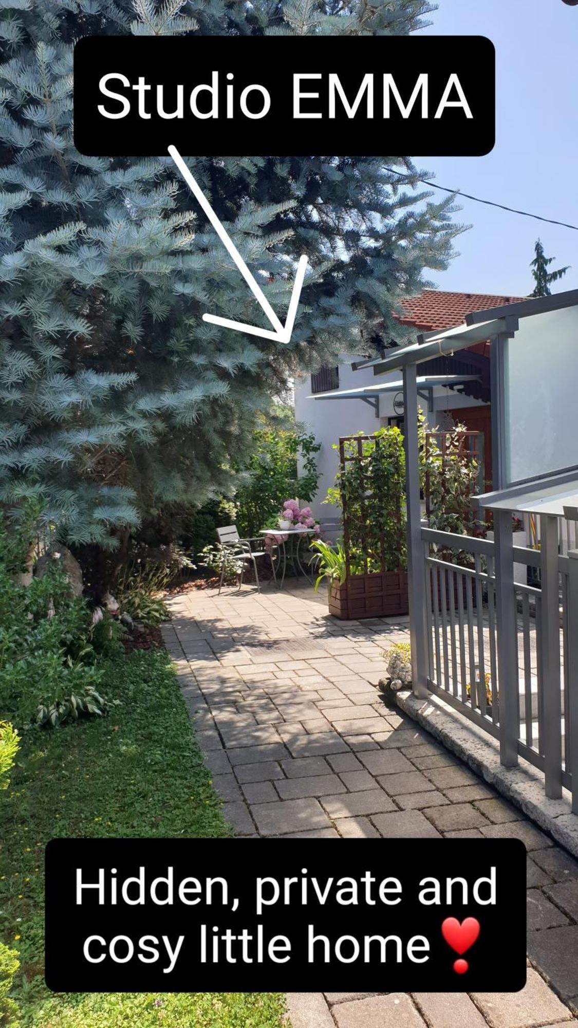 Studio Emma Ljubljana - Free Parking, Ac, Wifi Buitenkant foto
